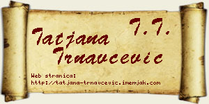Tatjana Trnavčević vizit kartica